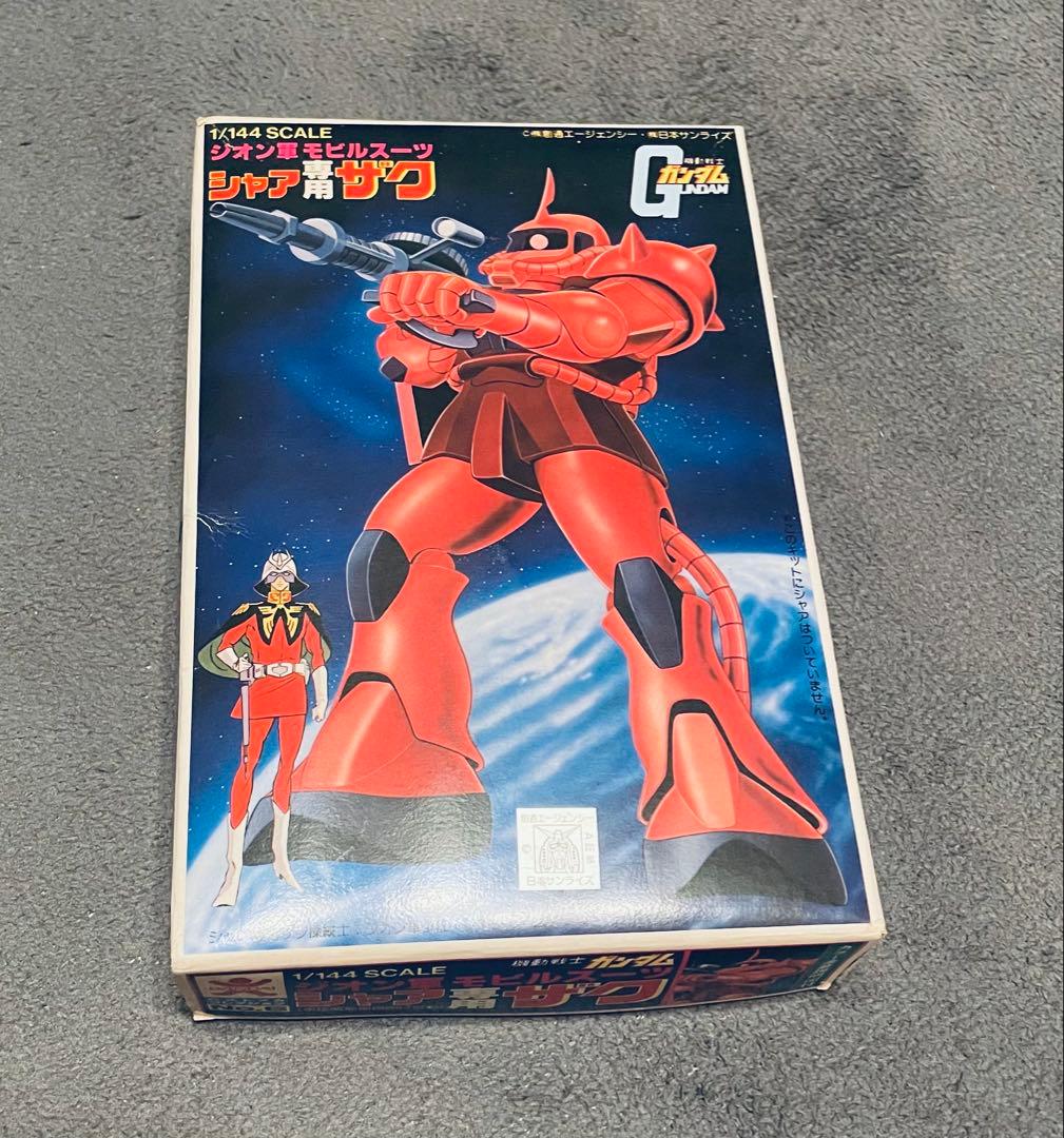 希少品【1/144ジオン軍シャア専用ザク】機動戦士ガンダム