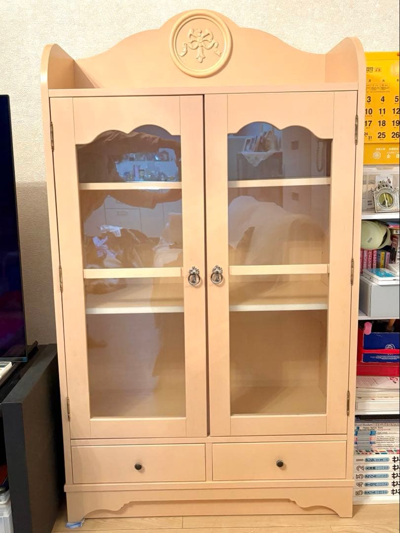 ★匿名配送★ リンホーリン IDC大塚家具 キャビネット/飾り棚
