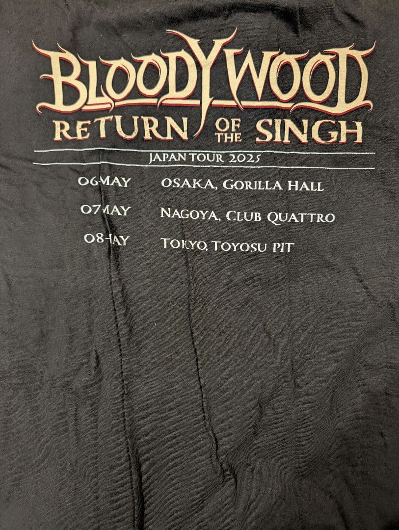 Bloodywood 来日公演Tシャツ XXL