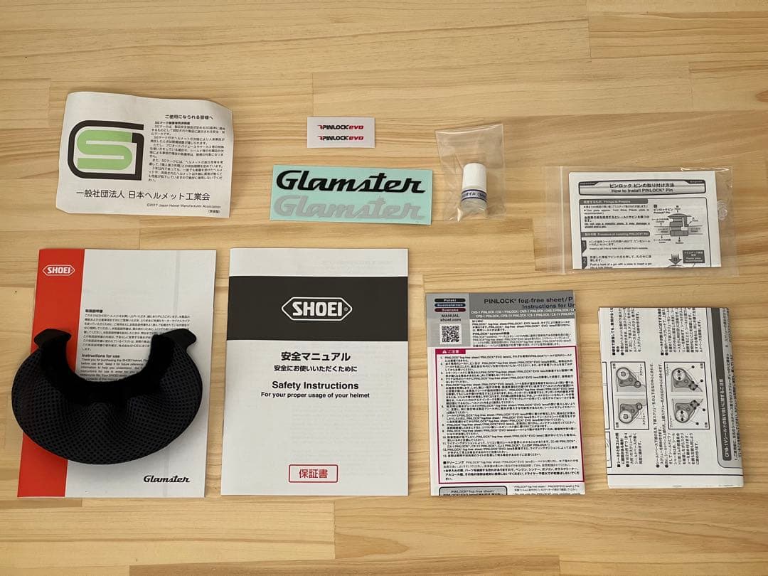 SHOEI グラムスター Mサイズ　スモークバイザー付き
