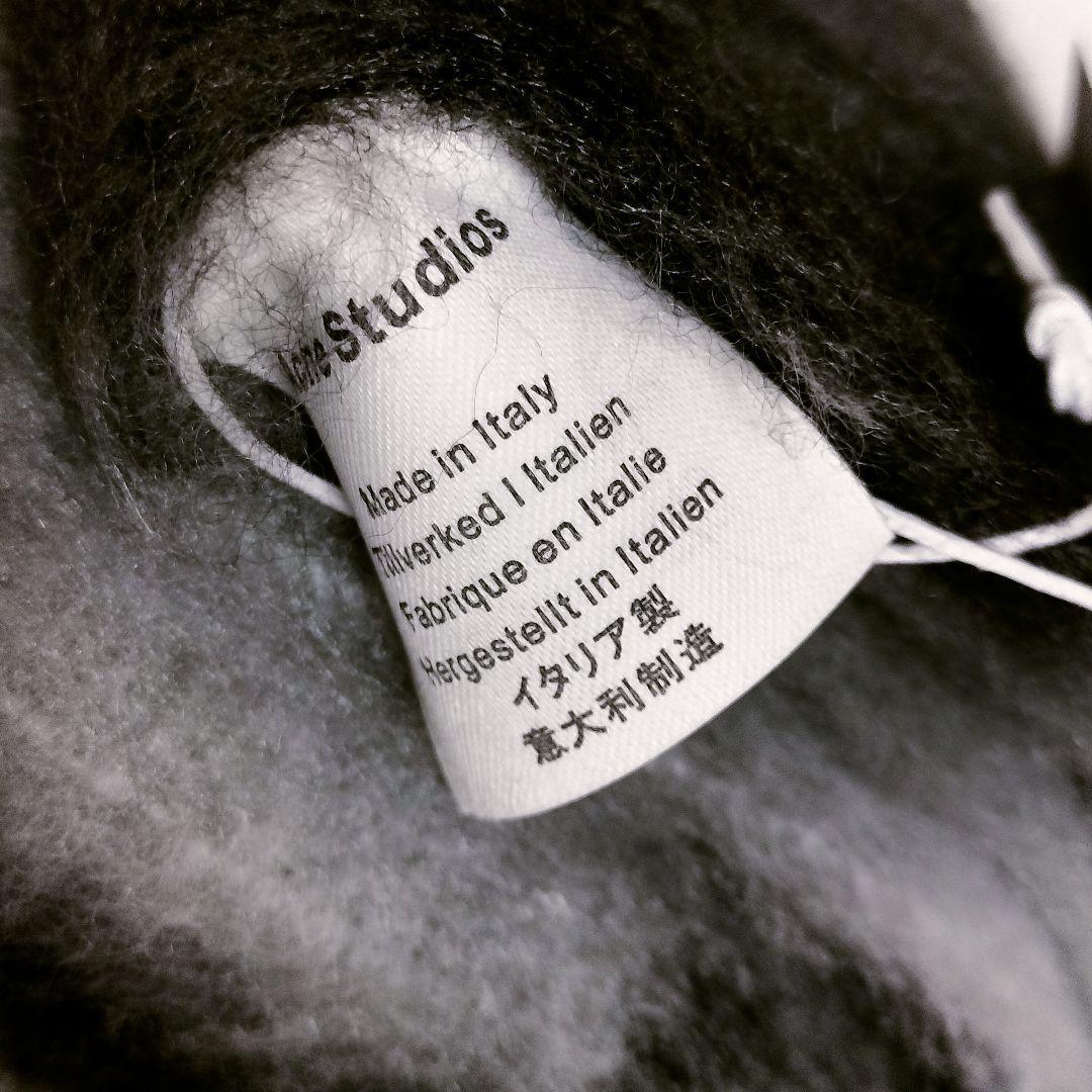 タグ付き　Acne Studios モヘアチェックスカーフ