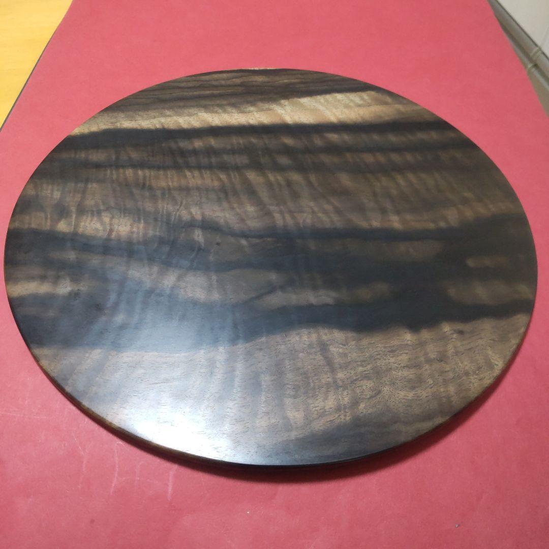 『003』の極上杢黒柿の置物台