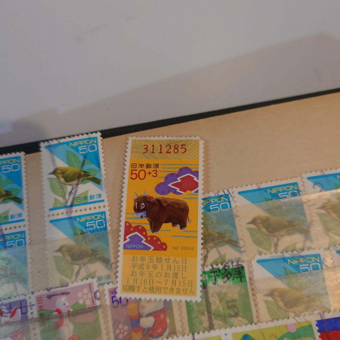 NIPPON 使用済切手 ページ2 74枚まとめ売り