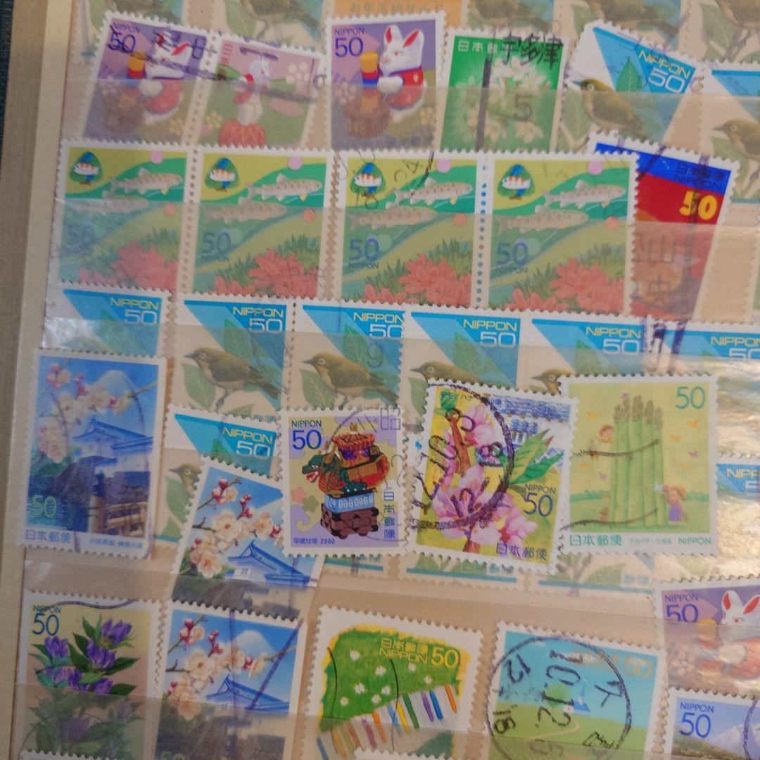 NIPPON 使用済切手 ページ2 74枚まとめ売り