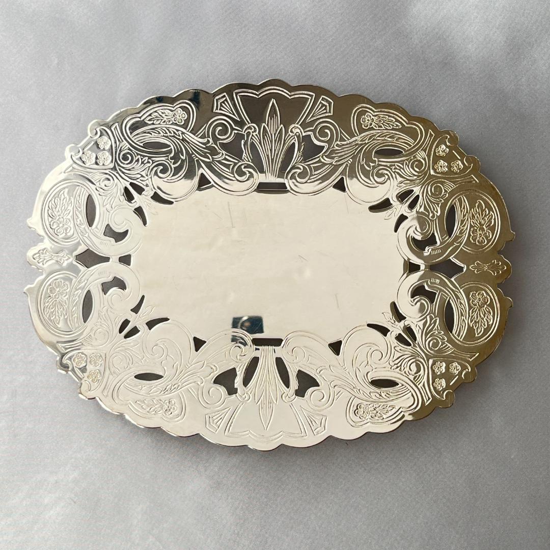 【Wallace】オーバルのティーセンター ティー / ポットスタンド 22cm