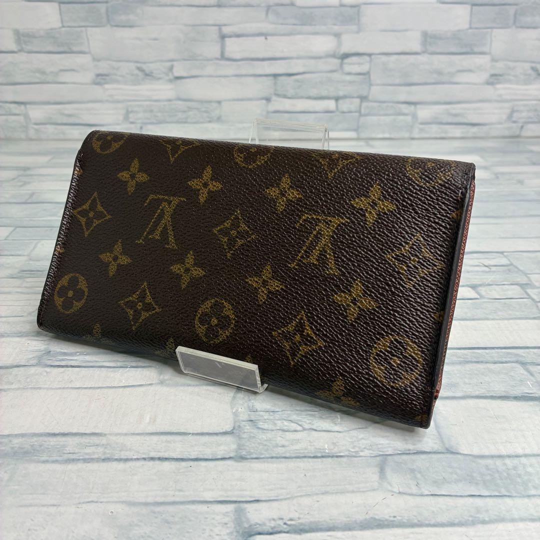 50 LOUIS VUITTON 三つ折り財布　長財布　極美品　モノグラム　t