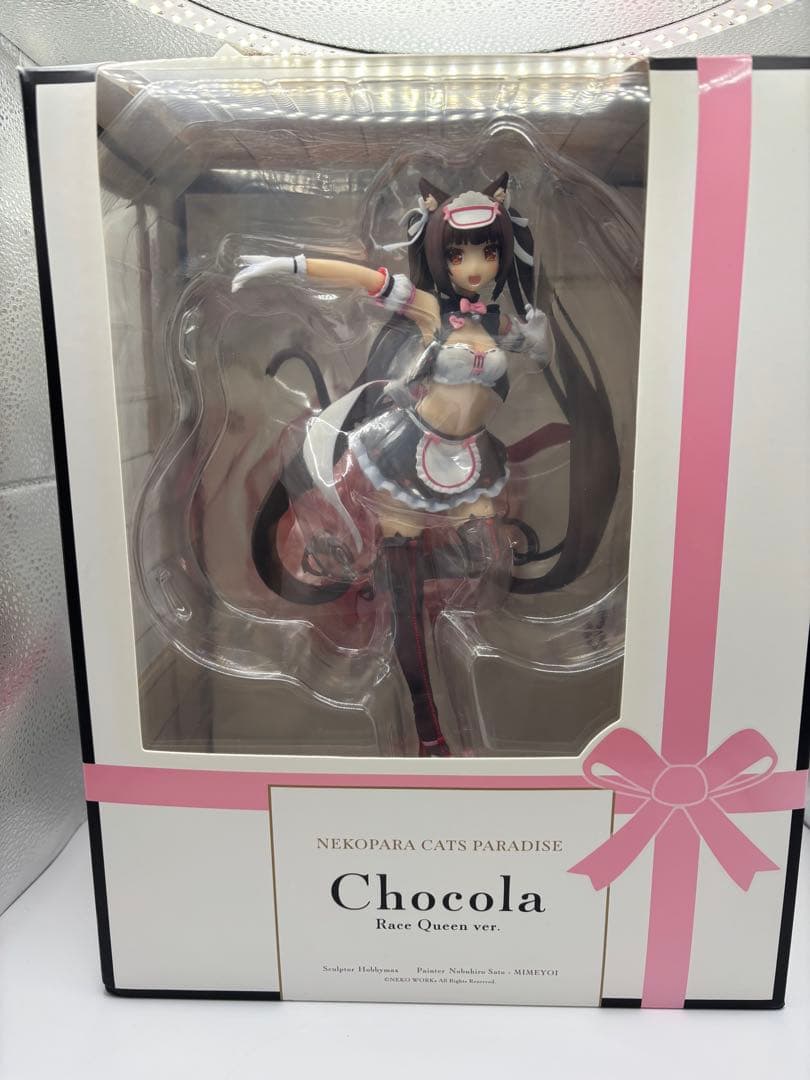 ネコぱら　1／7スケールフィギュア　ショコラ&バニラ　レースクイーンver