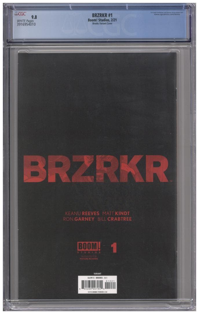 アメコミリーフ BRZRKR #1 CGC 9.8