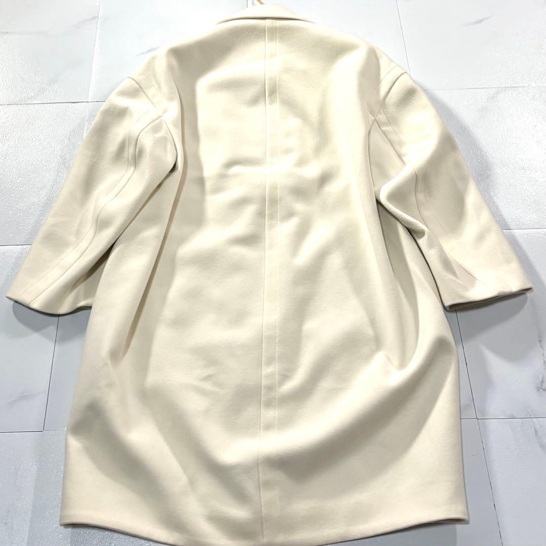 未使用級/22AW● CINOH チノ ボンディングメルトン チェスターコート