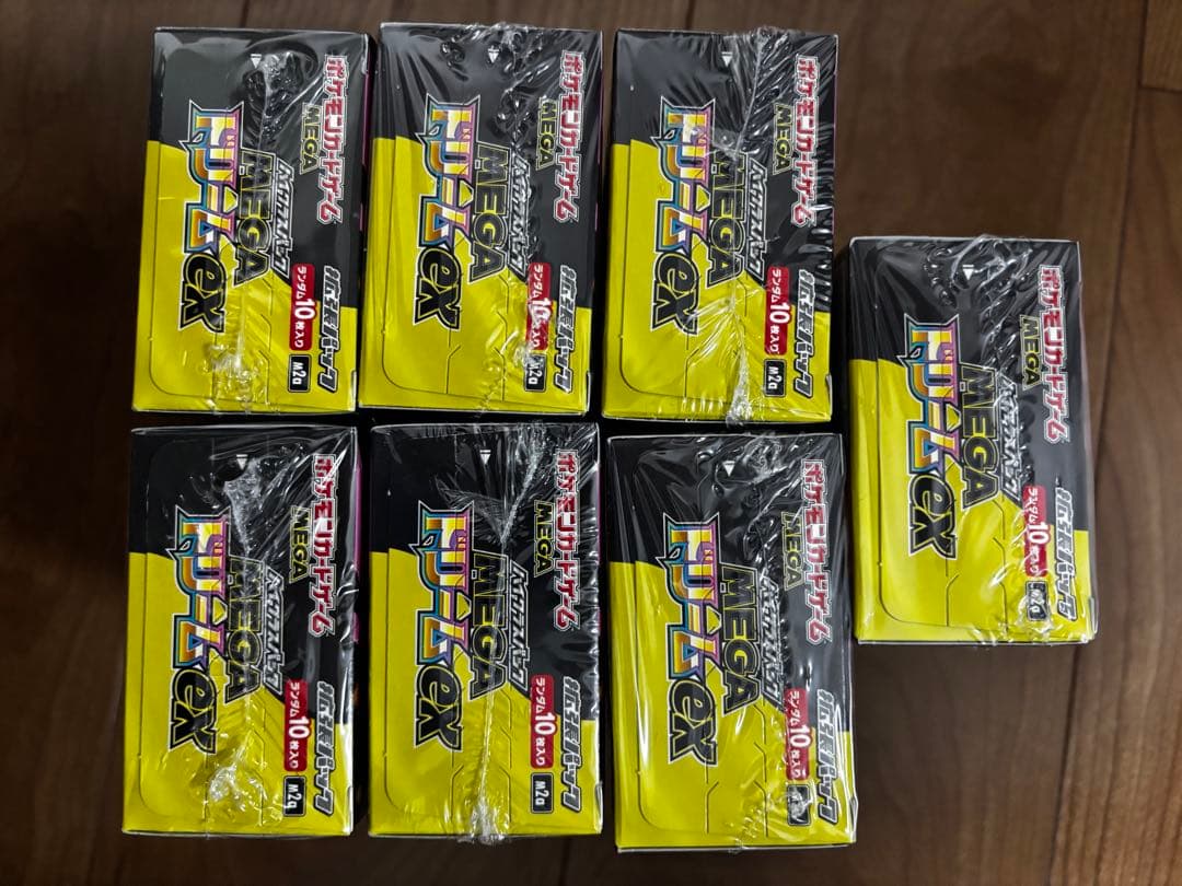 シュリンク付きポケモンカードMEGA ハイクラスパック ドリームex 7BOX