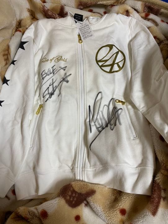 EXILE MATSU直筆サイン入り24Karatsフルジップパーカー