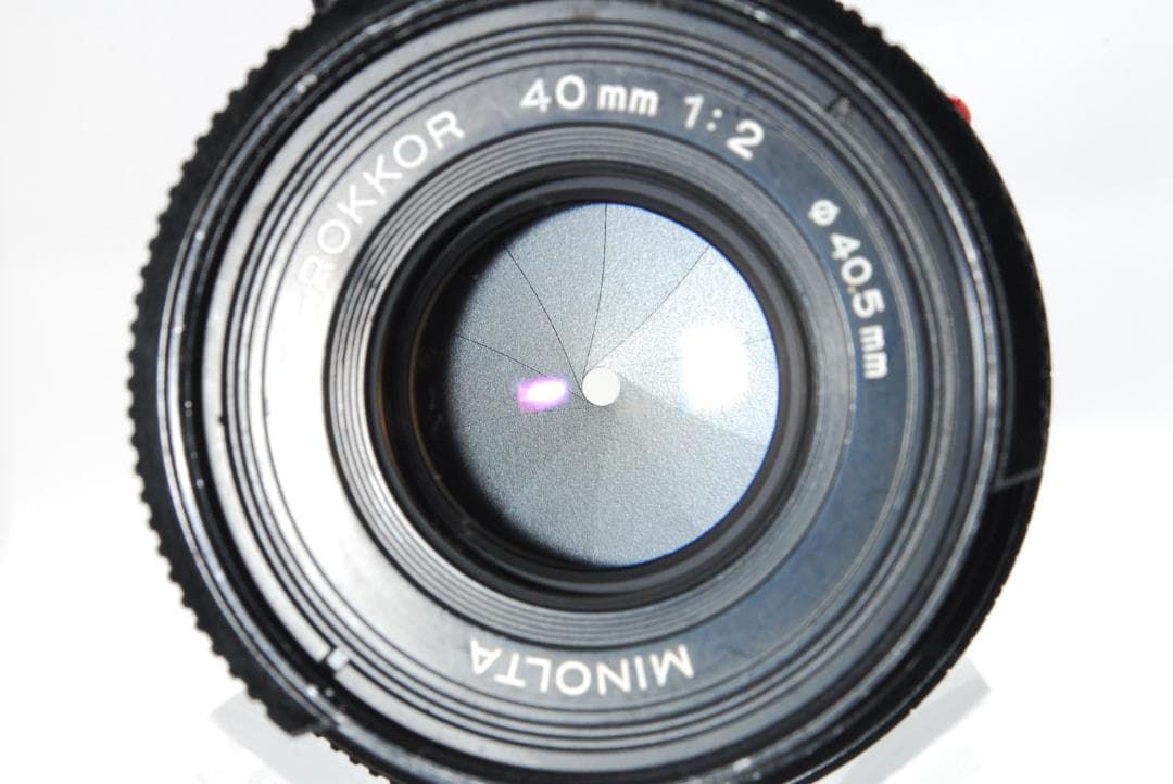ミノルタ CLE フィルムカメラ M-Rokkor 40mm f2 C0026