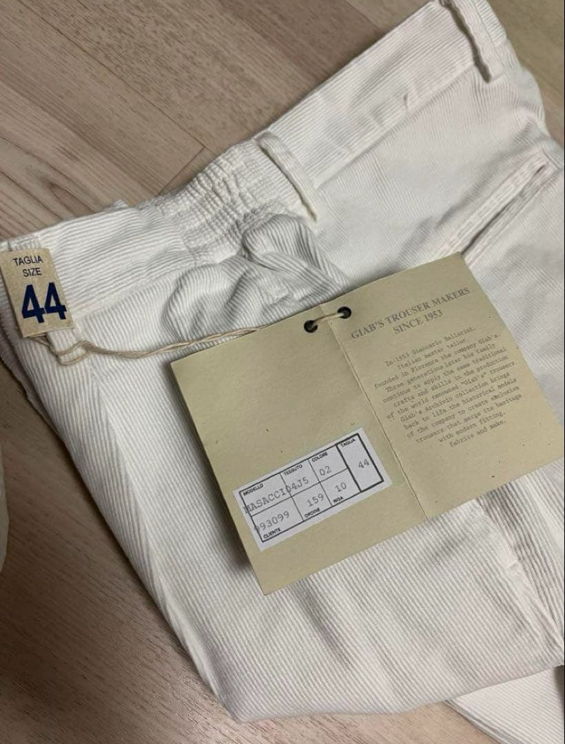 【giab's ARCHIVIO マサッチョ ホワイトコード 新品未使用】