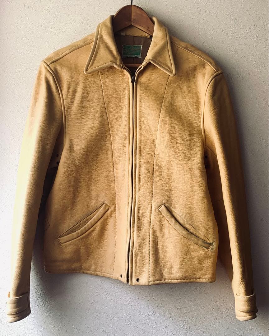 LVC 渾身の復刻品30s Menlo jacket 希少な鹿革　イタリア製