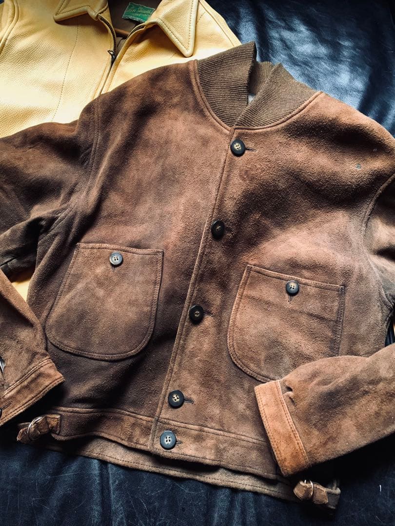 LVC 渾身の復刻品30s Menlo jacket 希少な鹿革　イタリア製