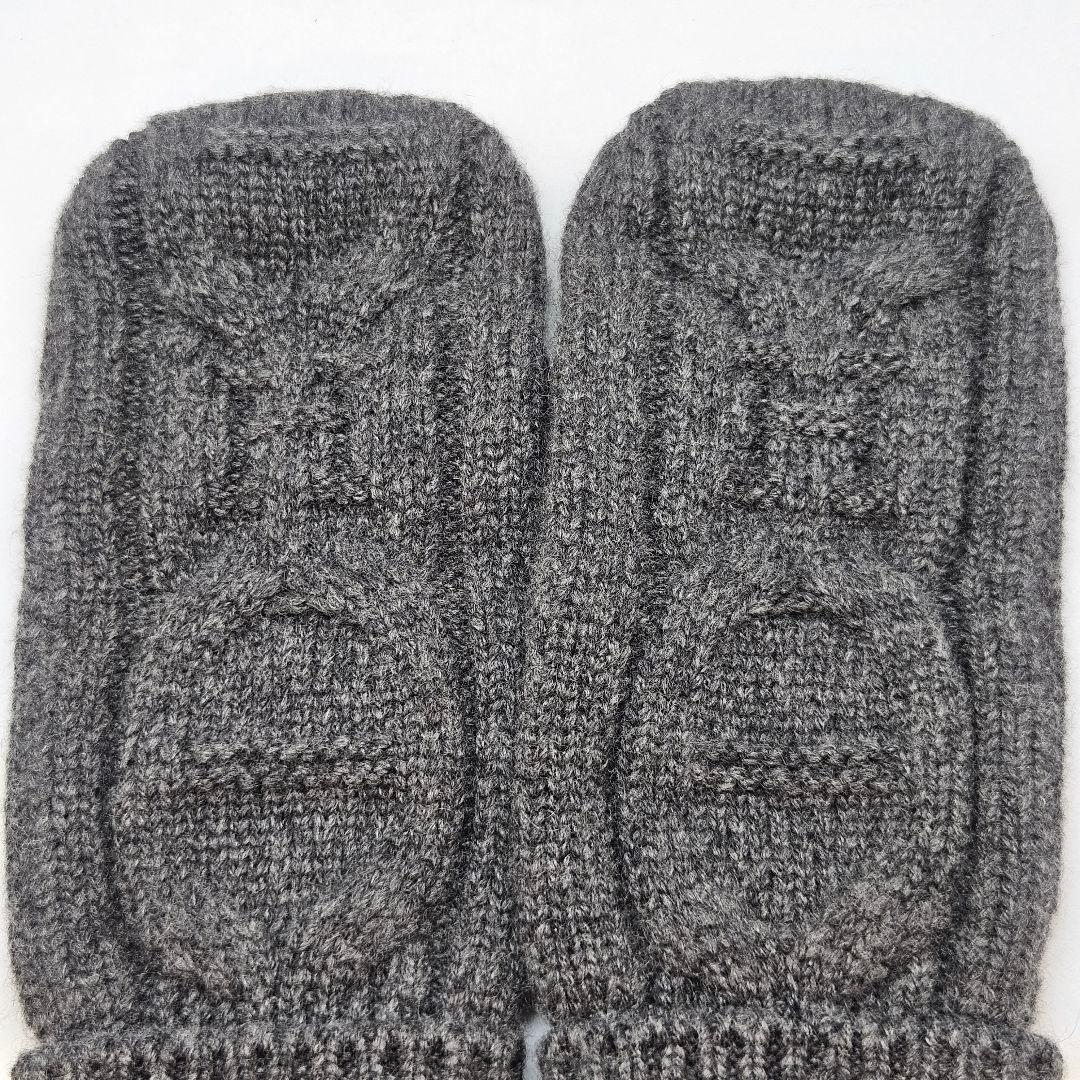 新品 エルメス ミトン ウインター フォーブル グレー 手袋