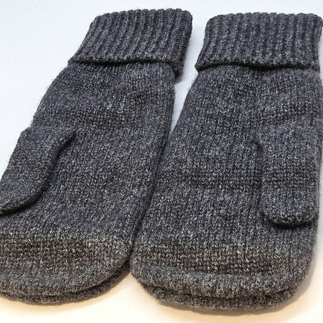 新品 エルメス ミトン ウインター フォーブル グレー 手袋