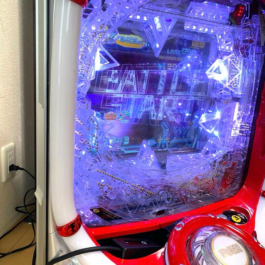 CR翠星のガルガンティア パチンコ 実機 フルオート+役物停止 豪華カスタム仕様