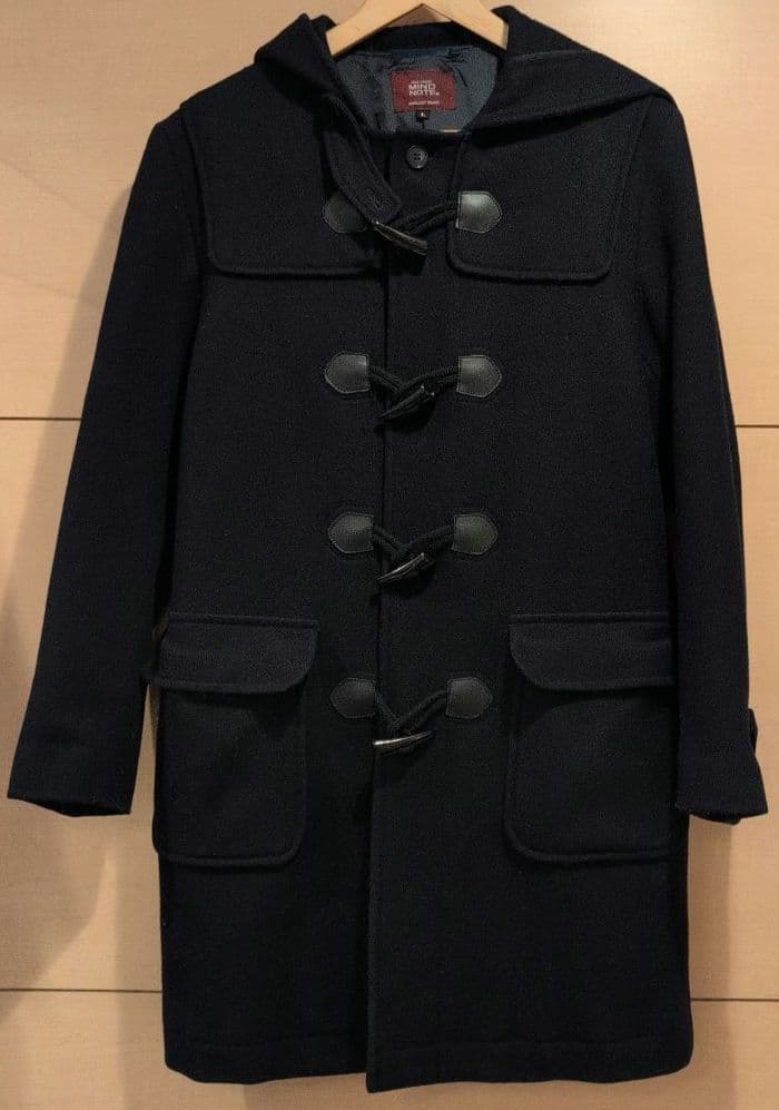 濃紺 ウール ダッフルコート Lサイズ 望月洋服店購入 慶應中等部 慶應女子