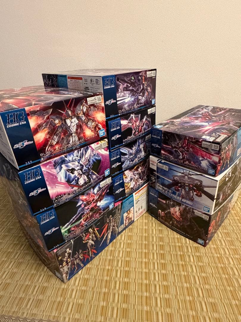 ＨＧ　SEED FREEDOM　ガンプラ大体詰め合わせセット