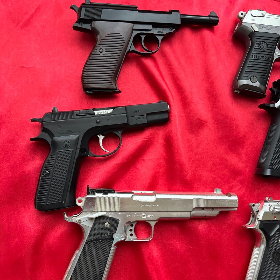 東京マルイ　エアコッキングガン6丁セット　cz75 ベレッタ　pc356 ワルサ