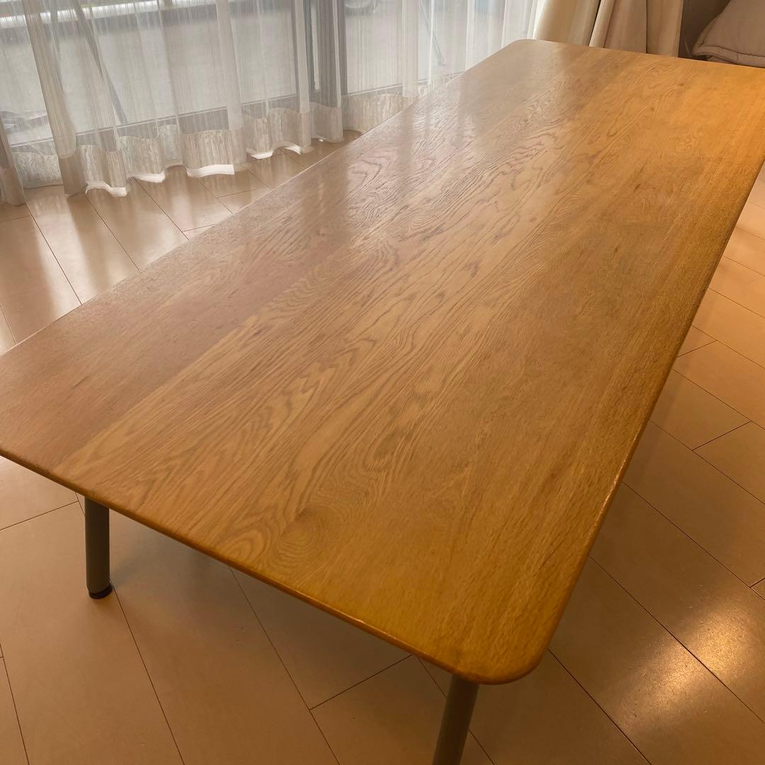 ACTUS ダイニング ローテーブル ナラ無垢材 オーク材