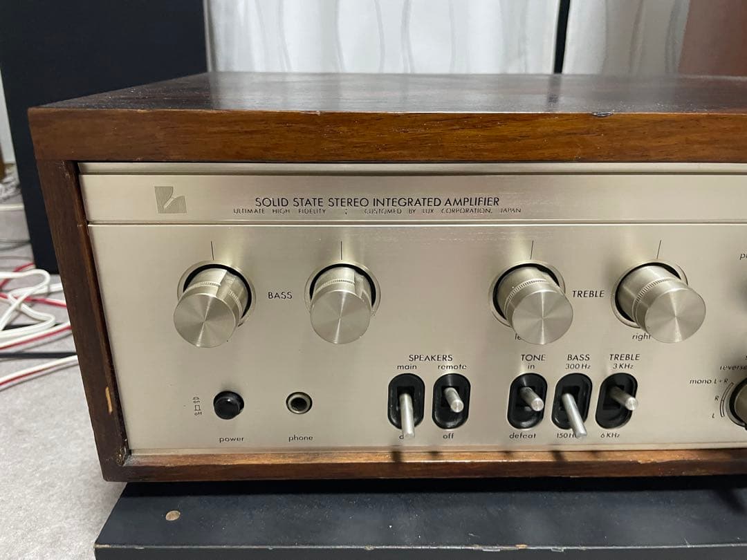 LUXMAN 504 ソリッドステートアンプ音出し確認済み