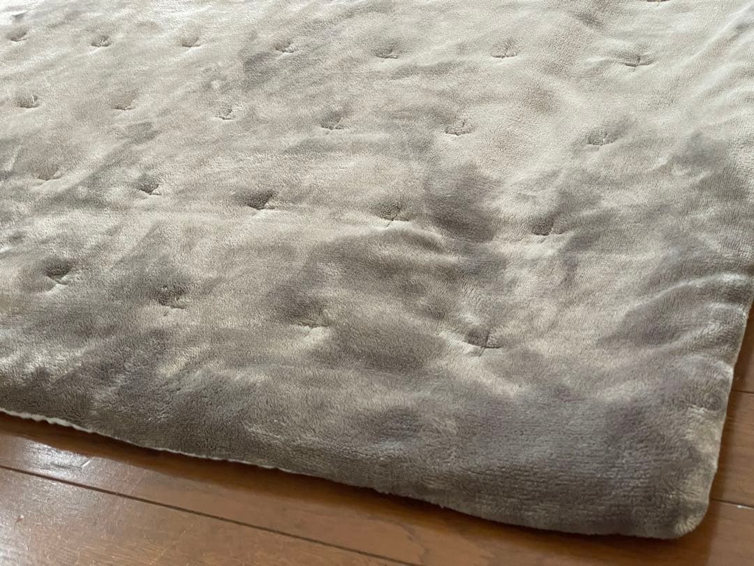 【中古】MUJI 楕円こたつセット（専用こたつ布団＆下敷ラグ）