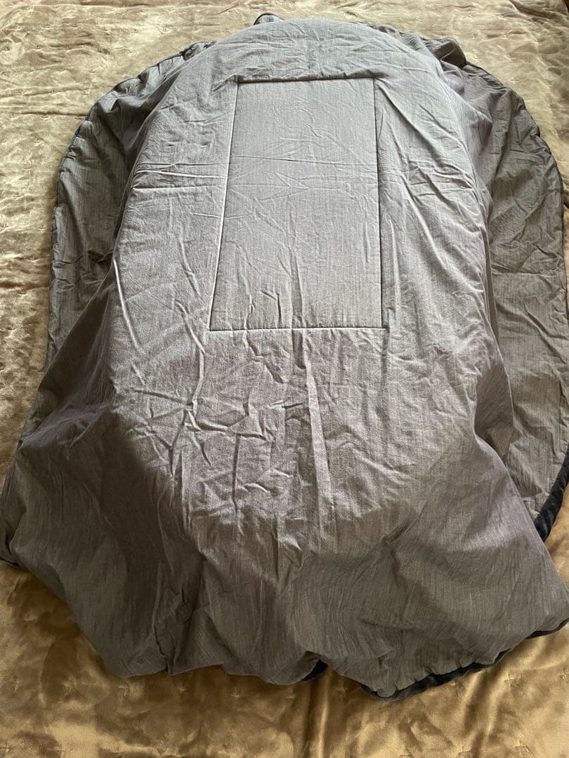 【中古】MUJI 楕円こたつセット（専用こたつ布団＆下敷ラグ）