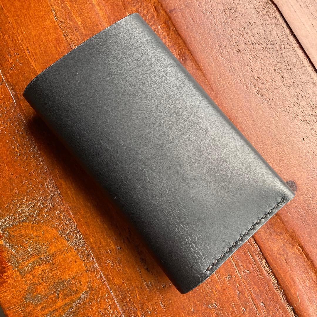 本革　財布　オールレザー　手縫い　レザークラフト ハンドメイド　ヌメ革