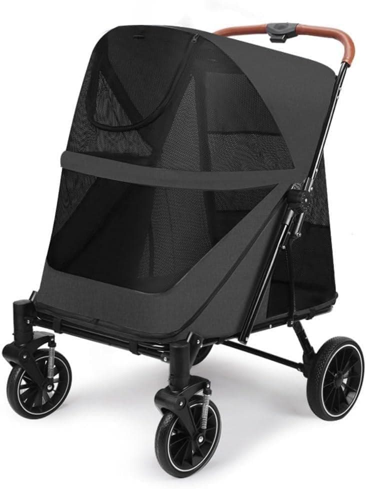 大型犬カート ペットカート ワンタッチ折りたたみ式 犬カート