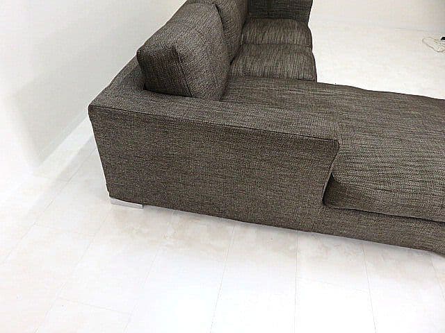 展示品　TIME＆STYLE/タイム＆スタイル　フェザークッションカウチソファ