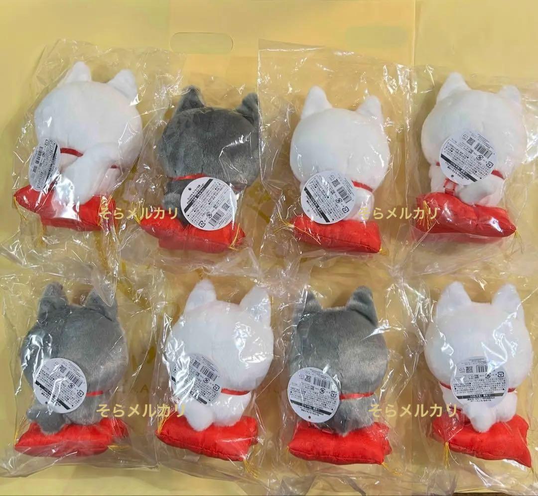 ちいかわもぐもぐ本舗　伏見稲荷店 限定 稲荷なぬいぐるみ 計8体 コンプセット