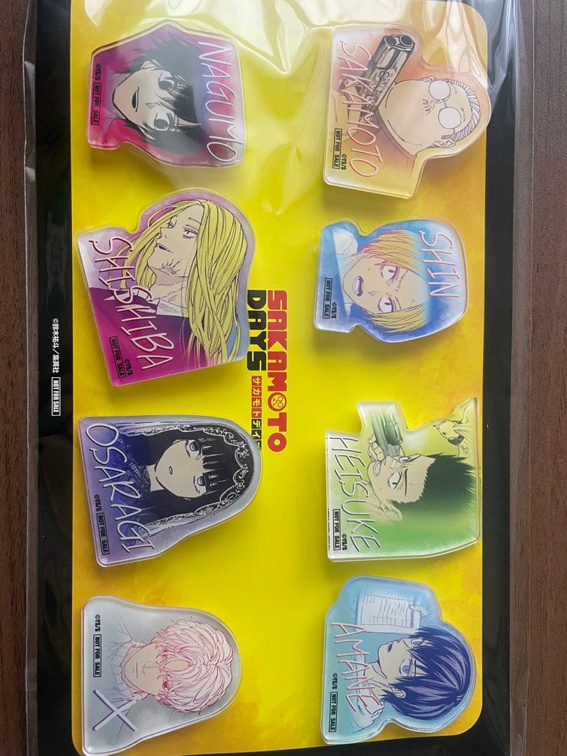サカモトデイズ　アクリルバッジ8種　当選品　南雲　スラー　大佛　神々廻　坂本
