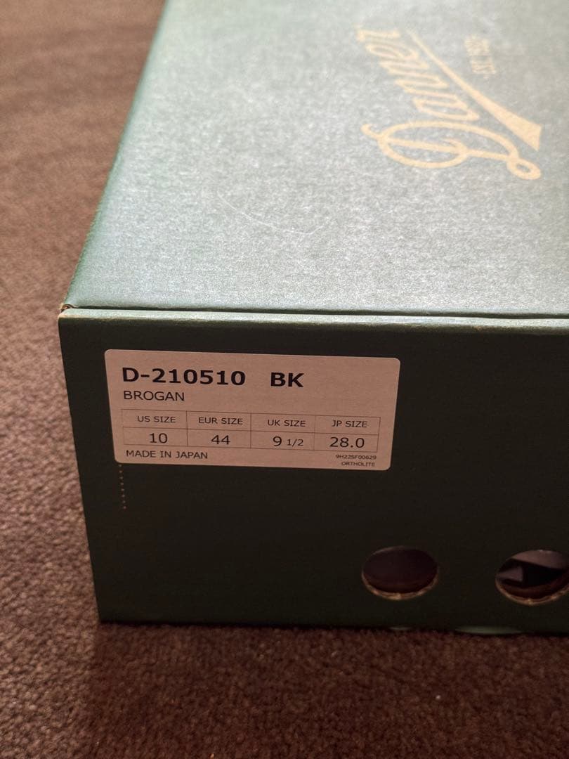 Danner Ortholite BROGAN 黒 28cm