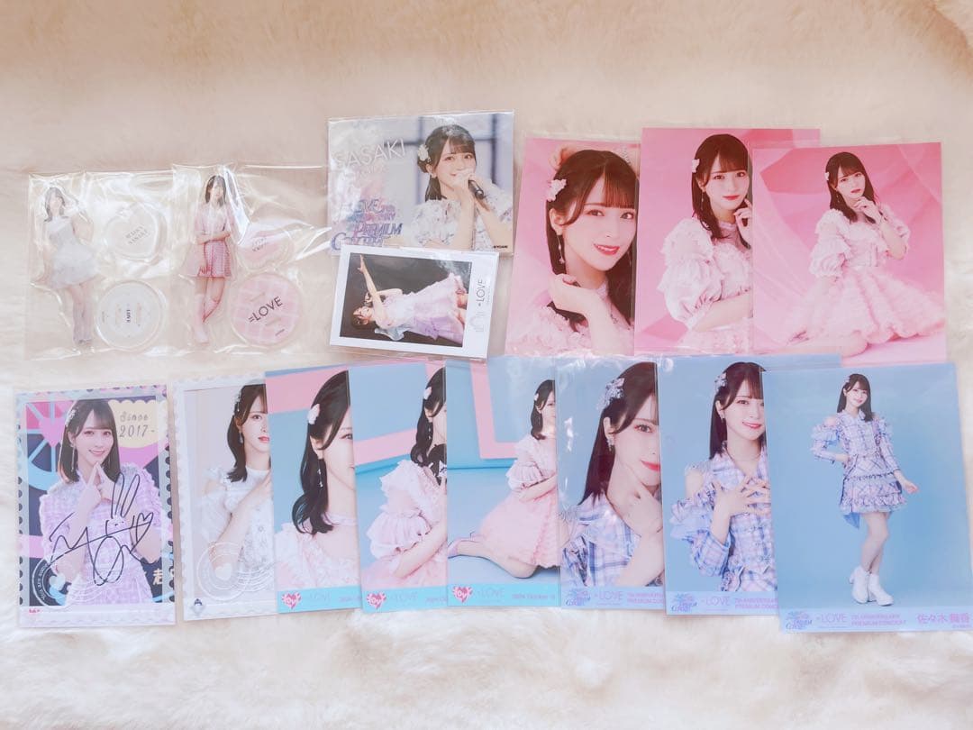 ＝LOVE イコラブ 佐々木舞香 直筆 アクスタ 生写真 まとめ売り