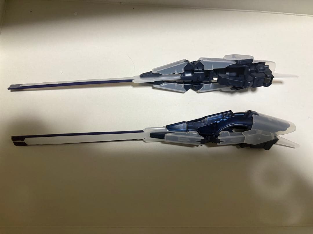 ガンプラ　組み立て済みジャンク　RGアカツキガンダム　ハイゼンスレイⅡラークリア