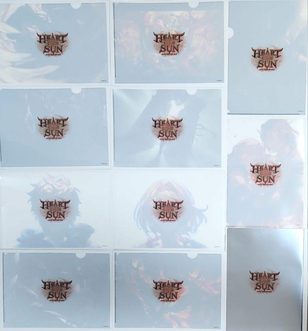 グラブルフェス HEART OF THE SUN クリアファイル11種フルコンプ