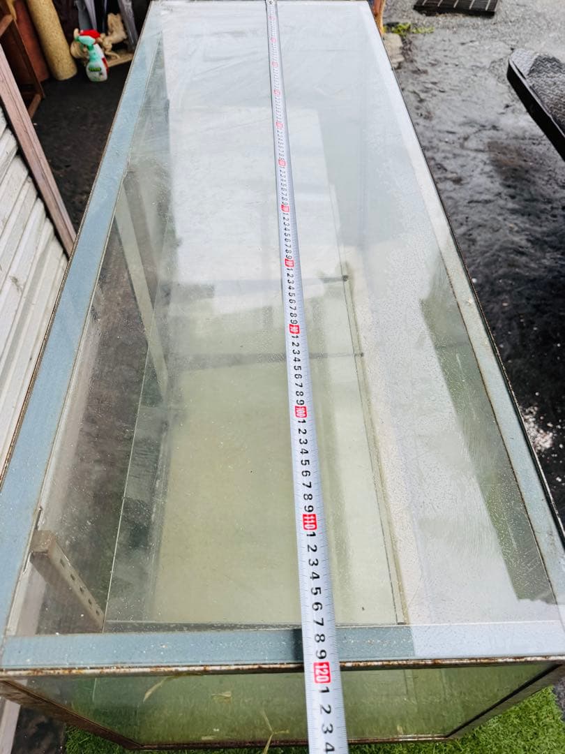 福岡発 直取り限定 ショーケース ガラスケース 120cm 飾り棚 扉付き