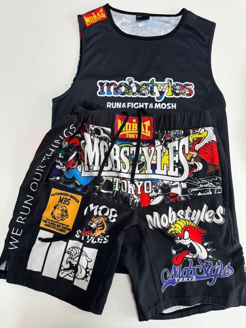 Mobstyles タンクトップとショートパンツ セット