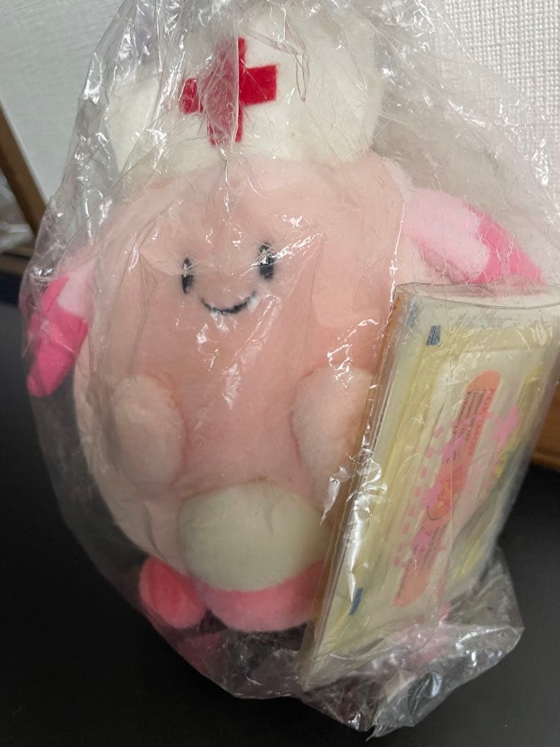 トミー ナース ラッキー ぬいぐるみ タグ付き 絆創膏 ポケモン ポケセン