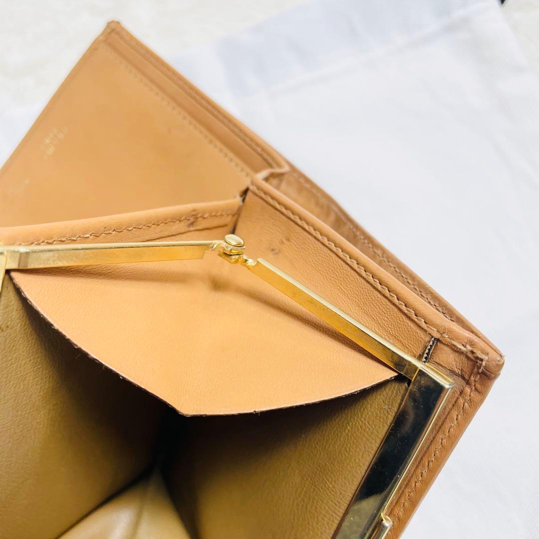 美品CELINE オールドセリーヌ 折り財布 トリオンフ マカダム　希少　がま口