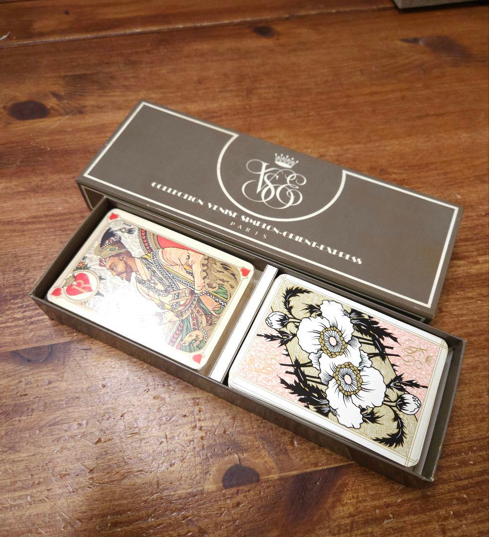 ヴィンテージ Orient Express Paris トランプ 2組 セット