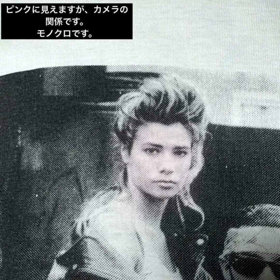 80s フォトTシャツ アメカジ ヴィンテージ XL シングルステッチ 古着 白