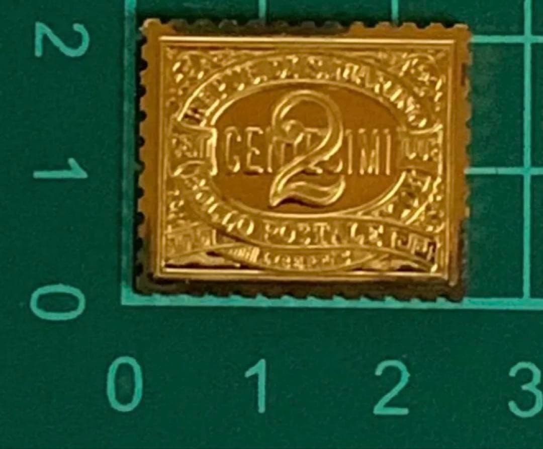 フランクリンミント 切手レプリカ世界の国々の最初の切手 サンマリノ 説明書付1枚