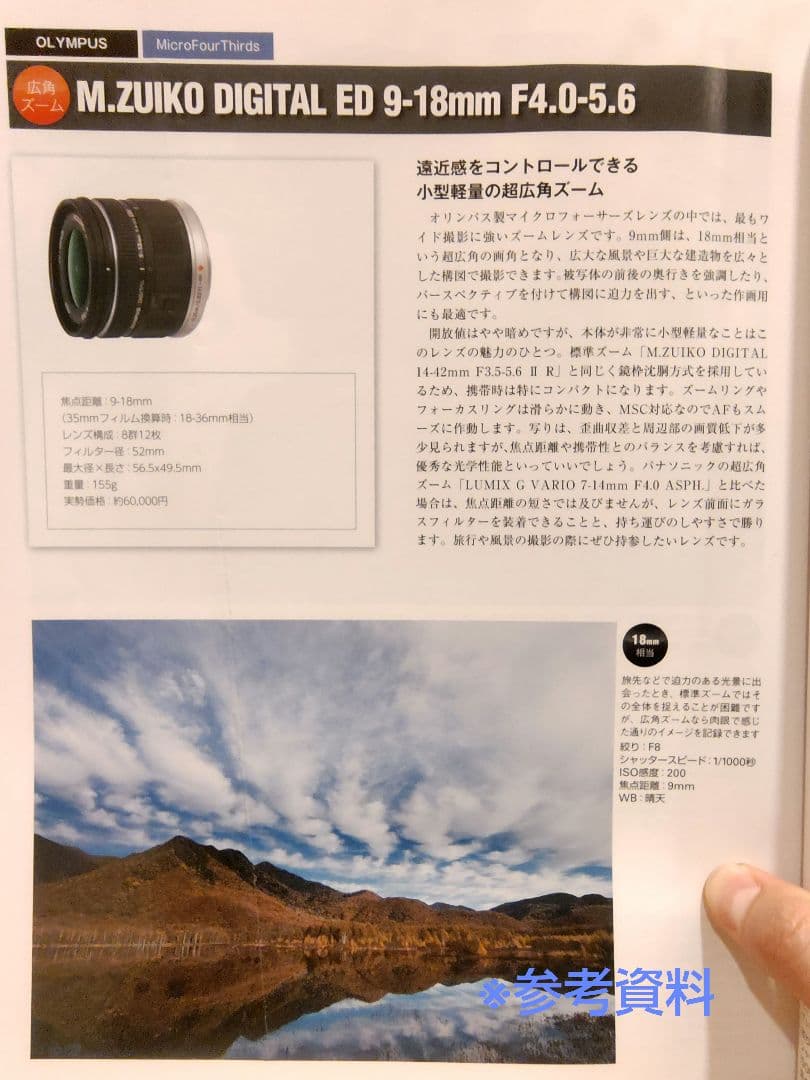 オリンパス M.ZUIKO DIGITAL ED9-18mm F4.0-5.6
