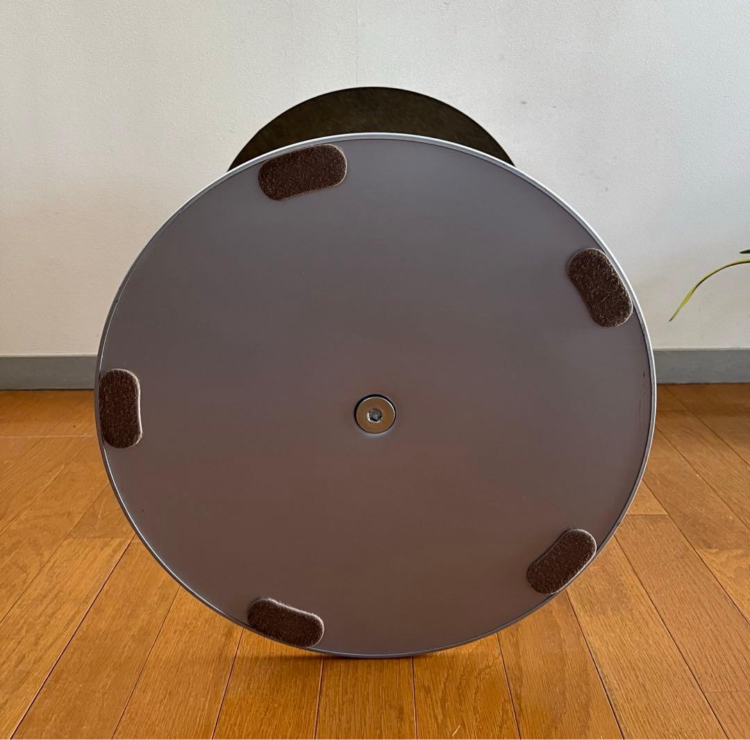 シンプルモダン　ラウンドサイドテーブル　φ500 白　ミッドセンチュリー