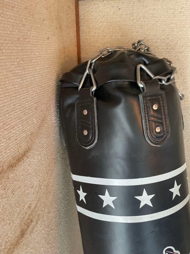 美品　WINDY フルレザーサンドバッグ　サンドバッグ　180cm 約65kg