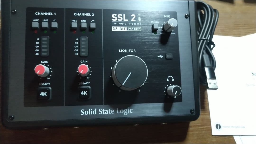 Solid State Logic SSL2MKII 未使用