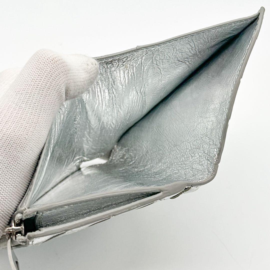 ボッテガ ヴェネタ イントレチャート 二つ折り コンパクト ウォレット